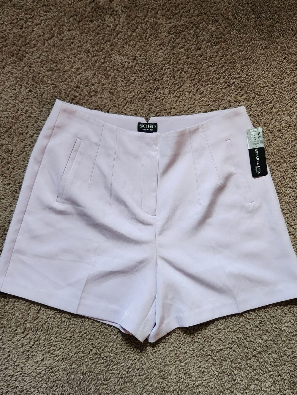 SOHO Lavender Tailored Shorts